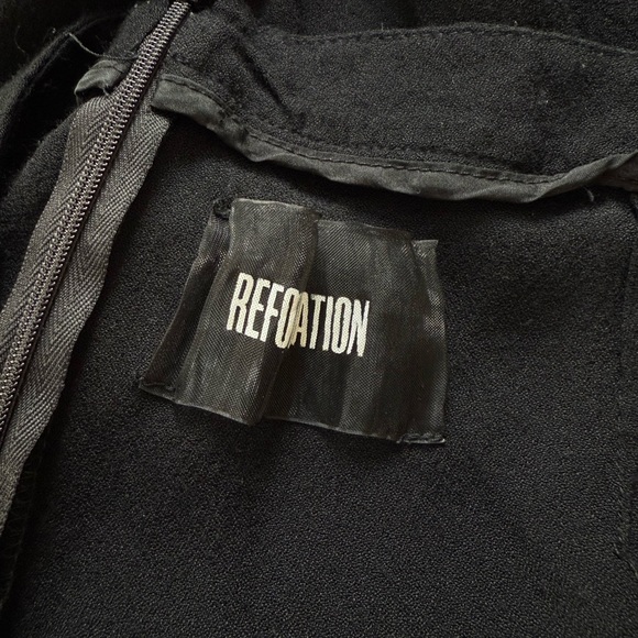 Reformation Black Wide Leg Pants - Picture 5 of 6